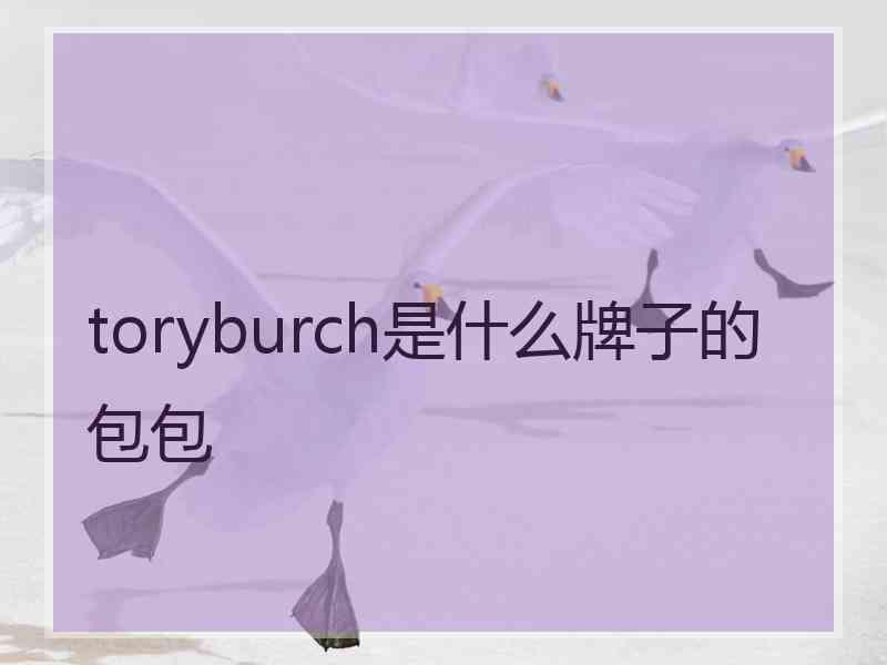 toryburch是什么牌子的包包