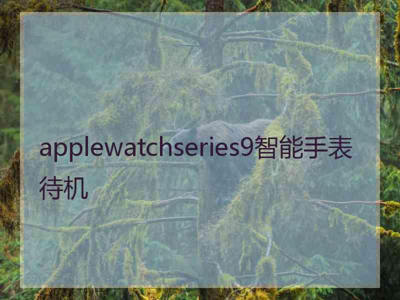 applewatchseries9智能手表待机