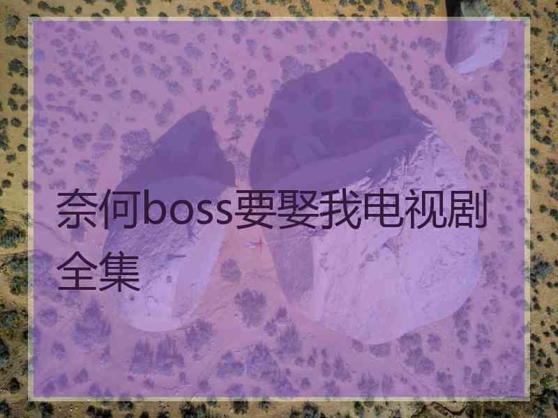 奈何boss要娶我电视剧全集