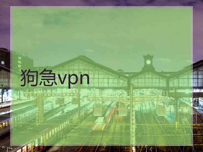 狗急vpn