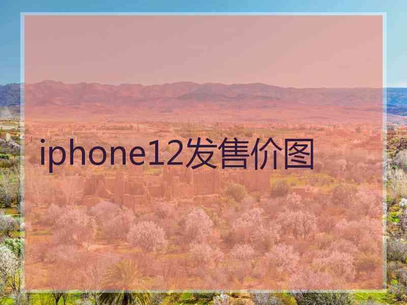 iphone12发售价图