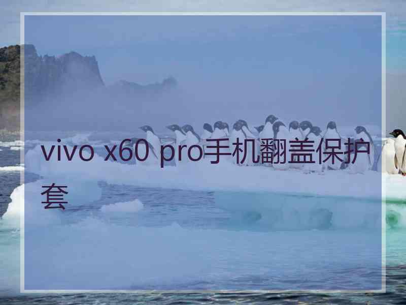 vivo x60 pro手机翻盖保护套