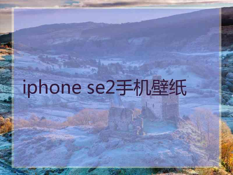 iphone se2手机壁纸