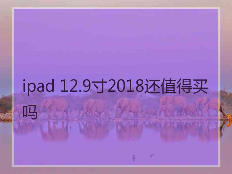 ipad 12.9寸2018还值得买吗