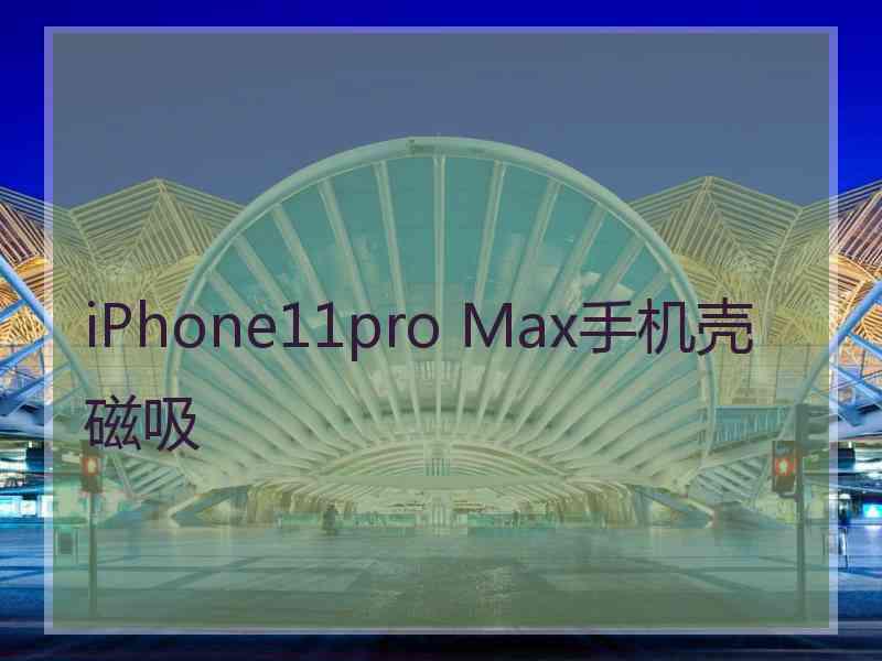 iPhone11pro Max手机壳磁吸