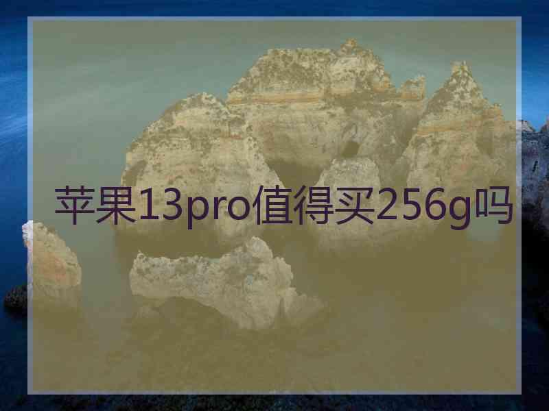 苹果13pro值得买256g吗