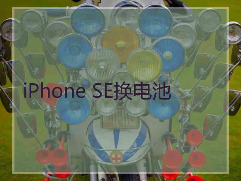 iPhone SE换电池