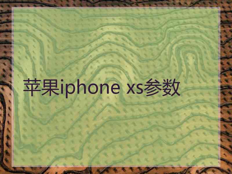 苹果iphone xs参数