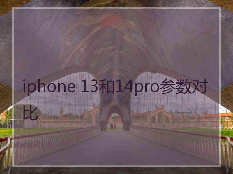 iphone 13和14pro参数对比