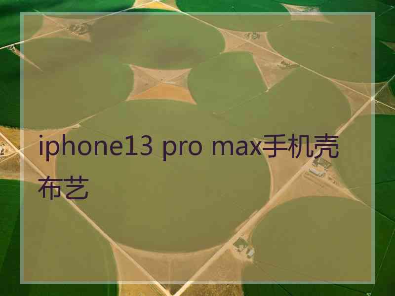 iphone13 pro max手机壳布艺