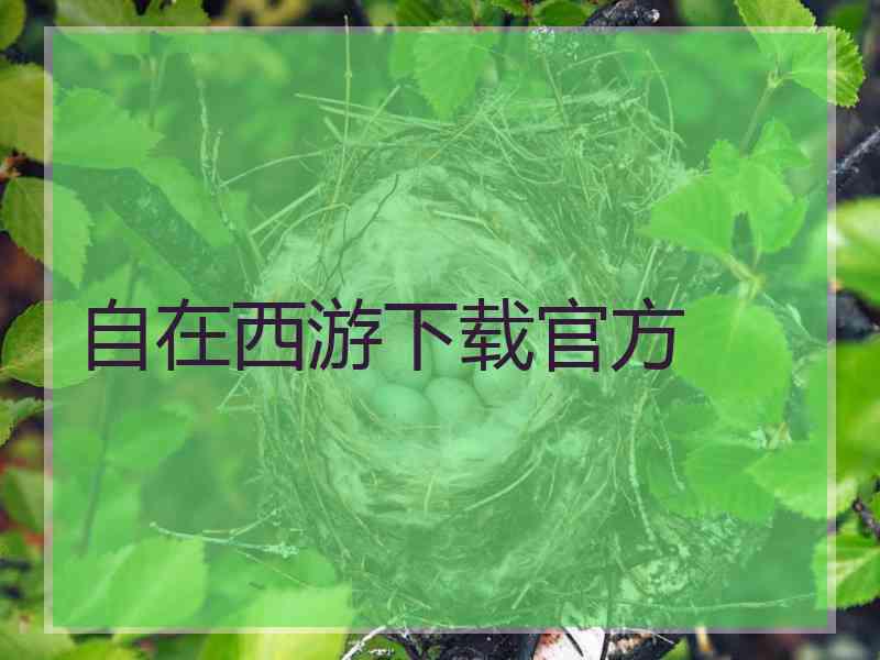 自在西游下载官方