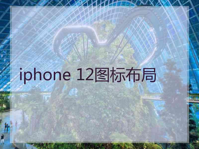 iphone 12图标布局