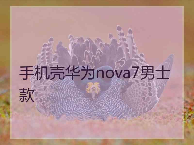 手机壳华为nova7男士款