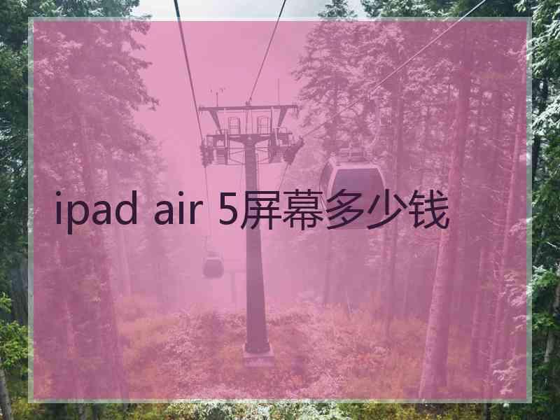 ipad air 5屏幕多少钱