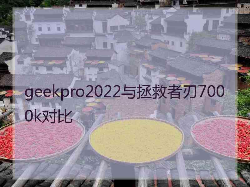 geekpro2022与拯救者刃7000k对比