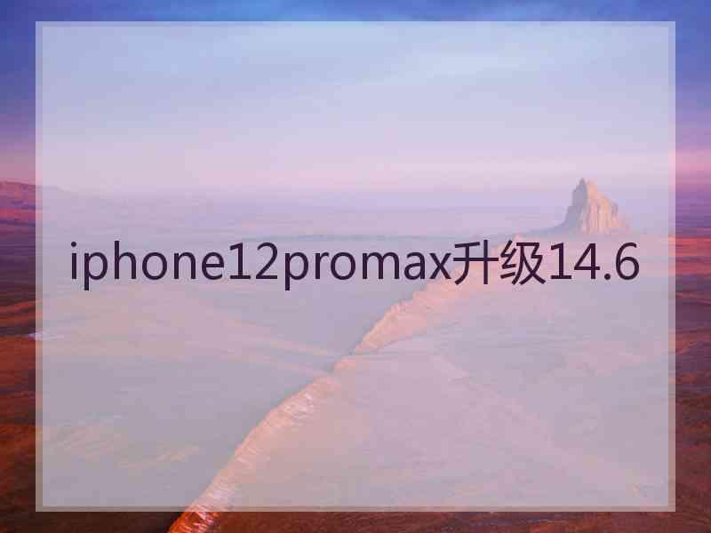 iphone12promax升级14.6