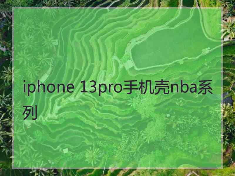 iphone 13pro手机壳nba系列