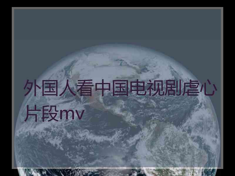 外国人看中国电视剧虐心片段mv