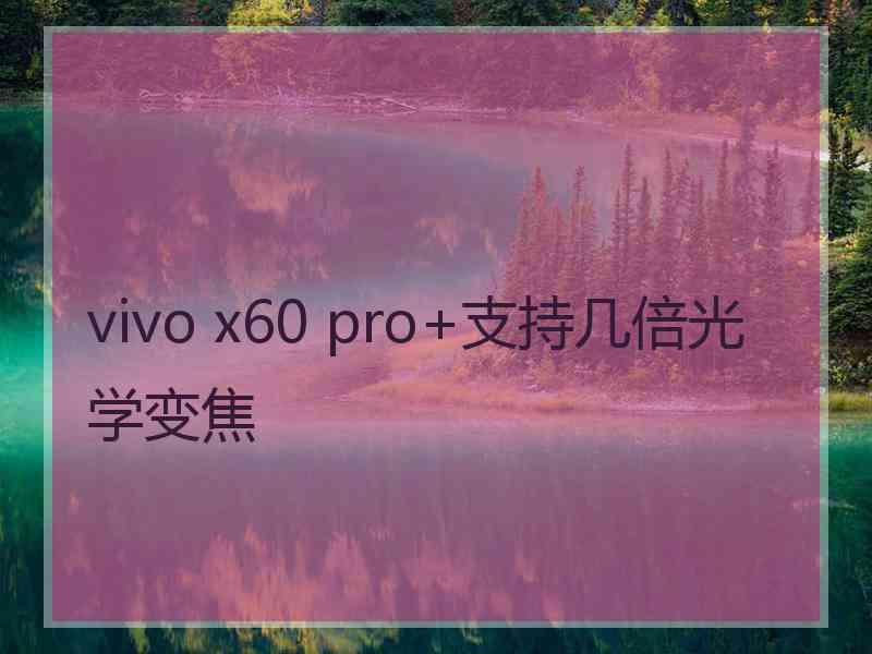 vivo x60 pro+支持几倍光学变焦