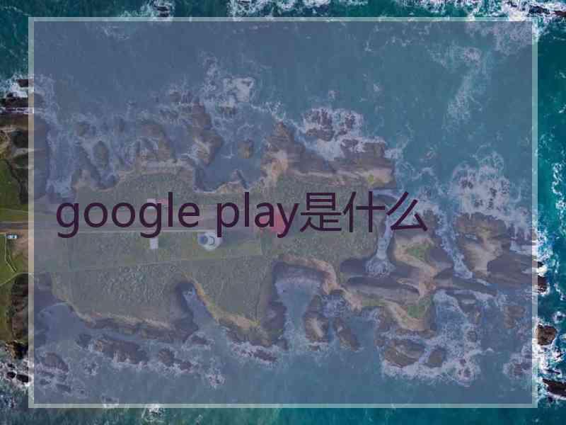 google play是什么