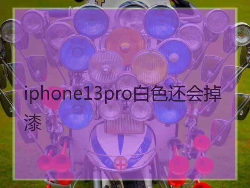 iphone13pro白色还会掉漆