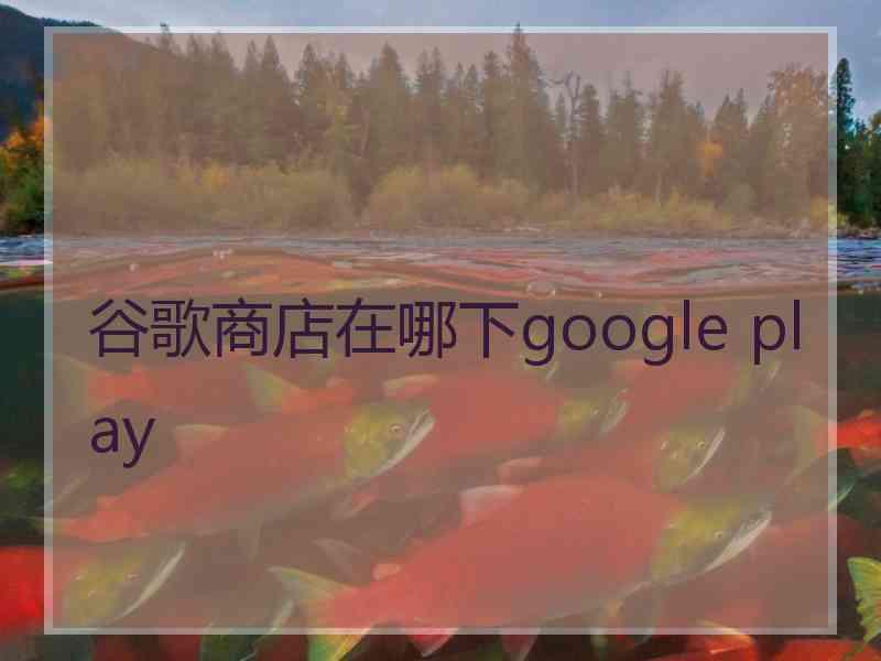 谷歌商店在哪下google play