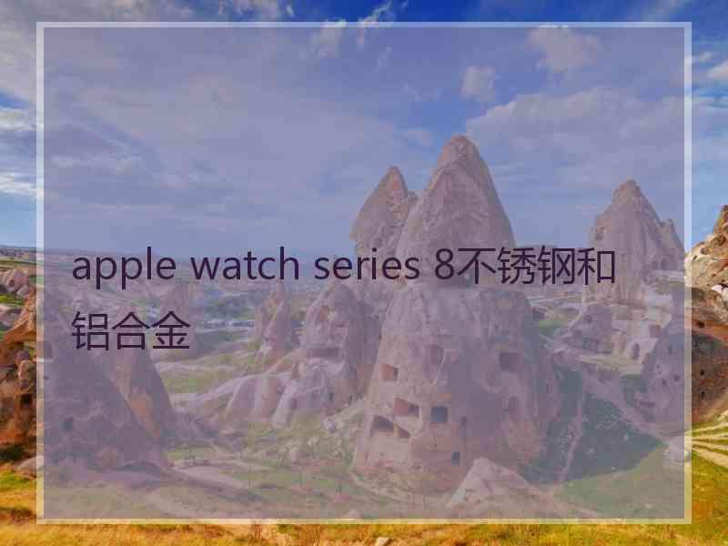 apple watch series 8不锈钢和铝合金