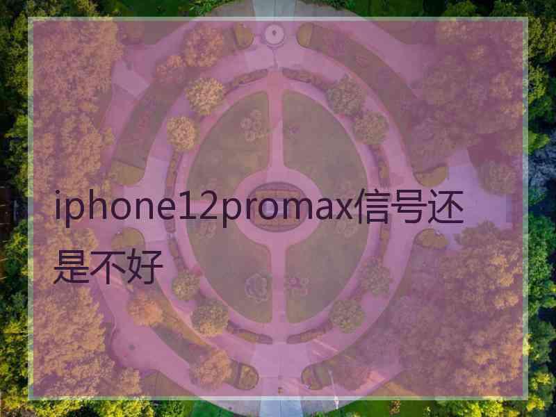 iphone12promax信号还是不好