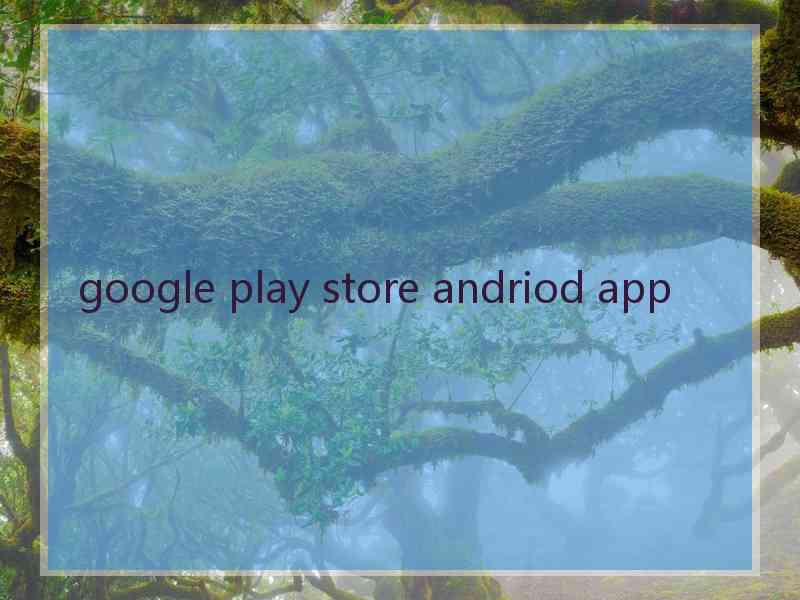 google play store andriod app