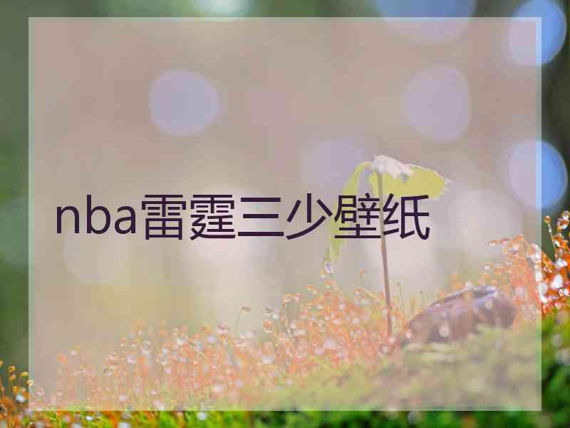 nba雷霆三少壁纸