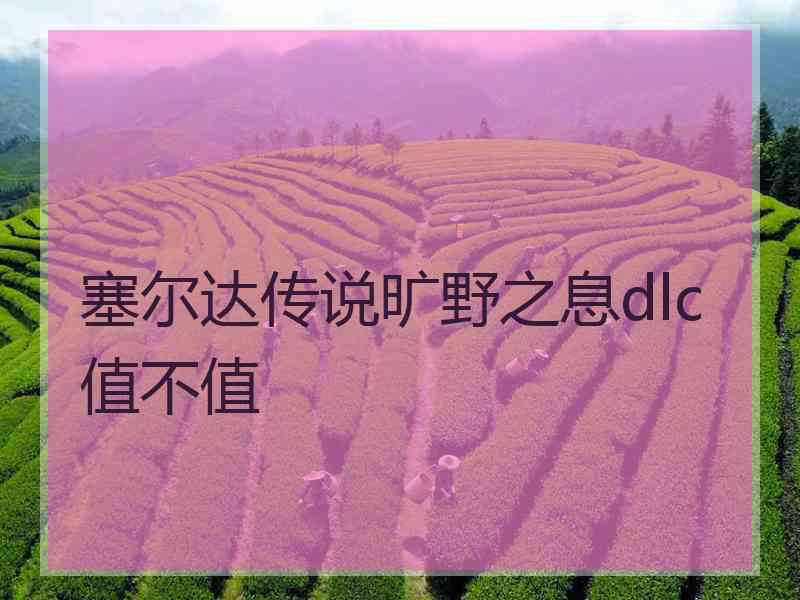 塞尔达传说旷野之息dlc值不值