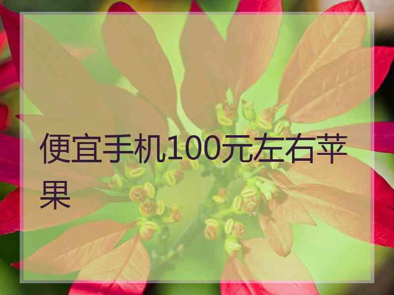 便宜手机100元左右苹果