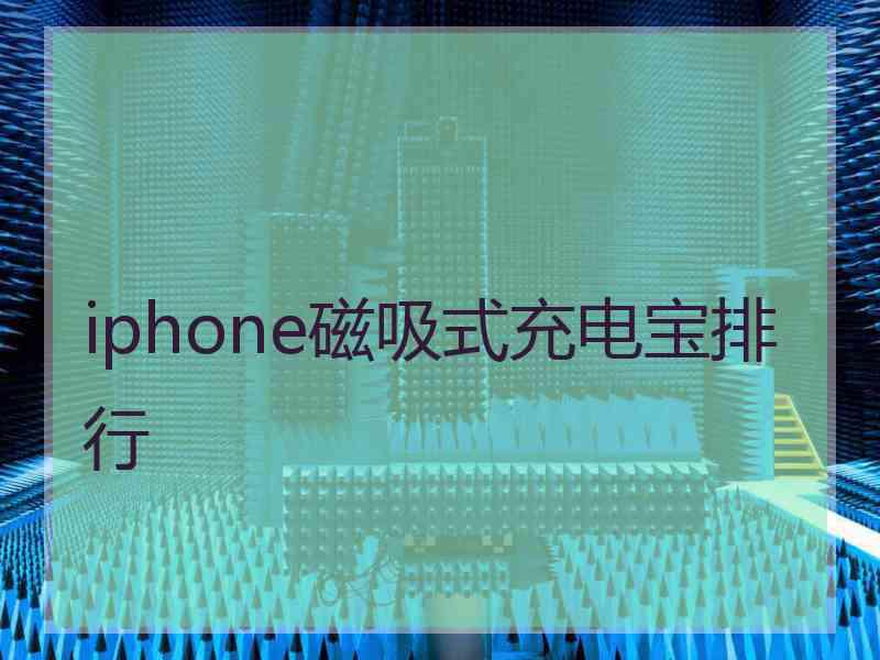 iphone磁吸式充电宝排行