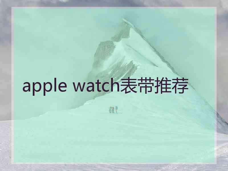 apple watch表带推荐