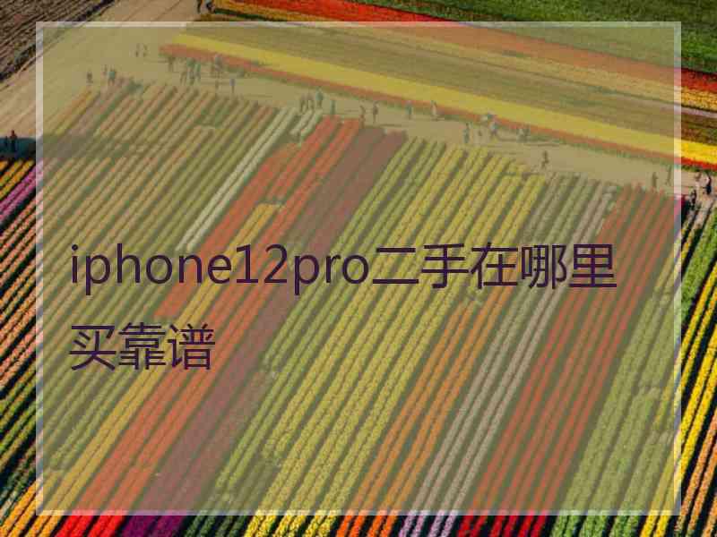 iphone12pro二手在哪里买靠谱