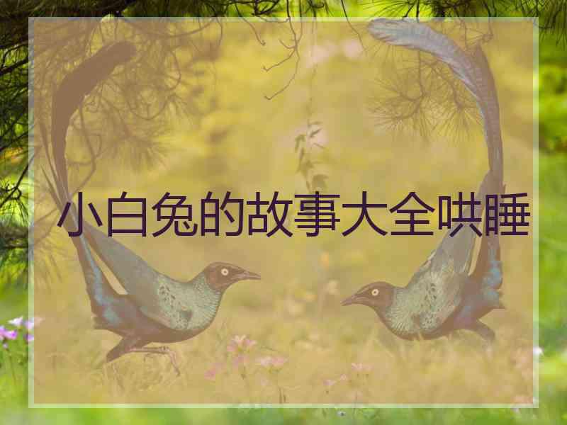 小白兔的故事大全哄睡