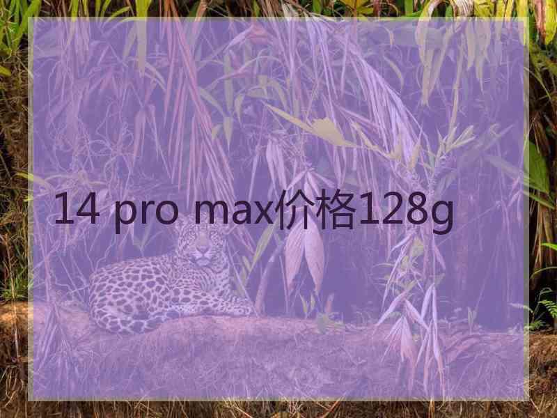 14 pro max价格128g