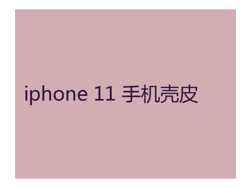 iphone 11 手机壳皮