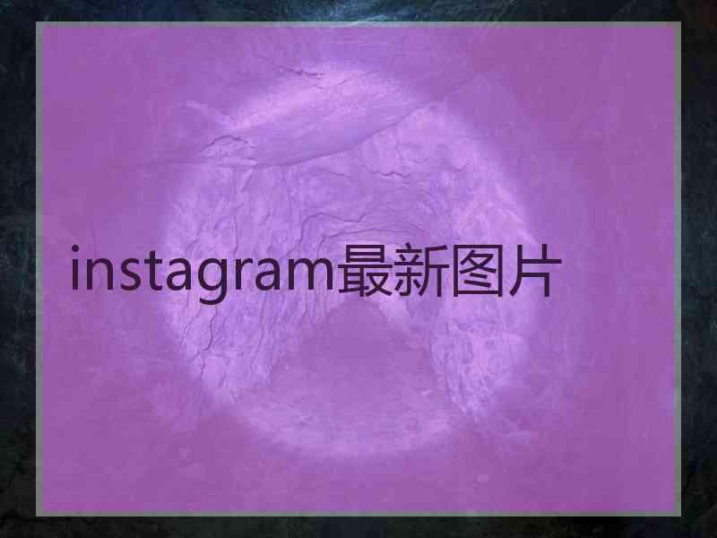 instagram最新图片