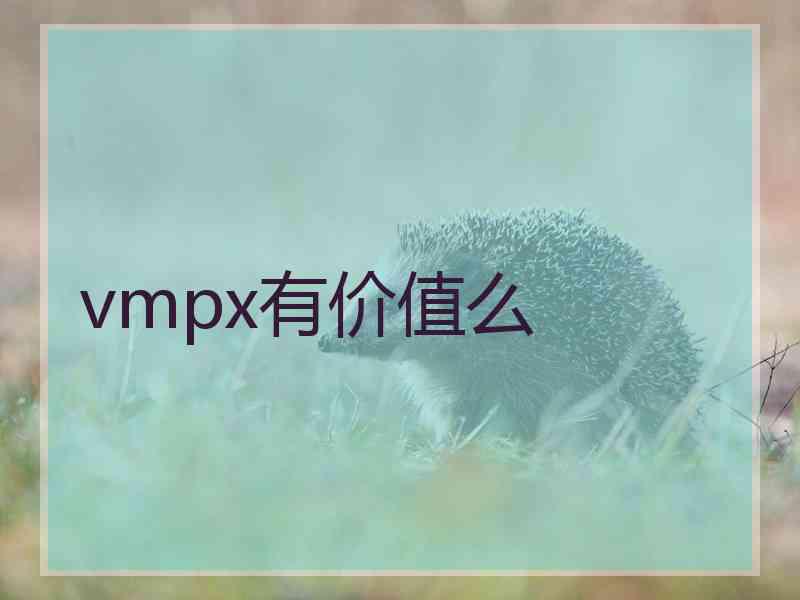 vmpx有价值么