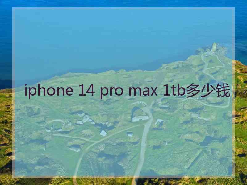 iphone 14 pro max 1tb多少钱