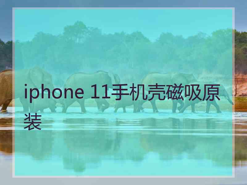 iphone 11手机壳磁吸原装