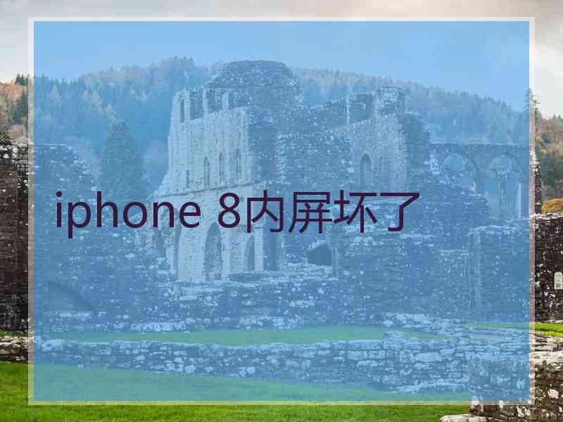 iphone 8内屏坏了