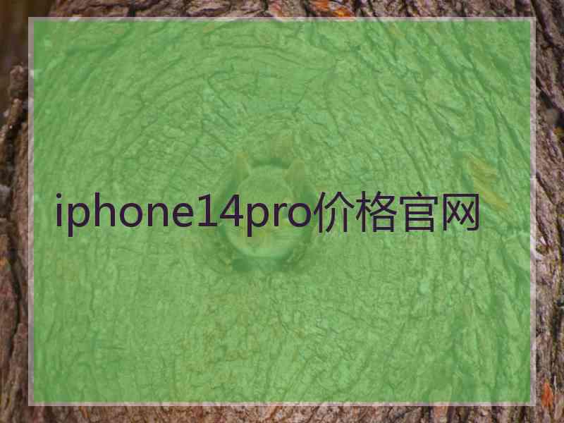 iphone14pro价格官网