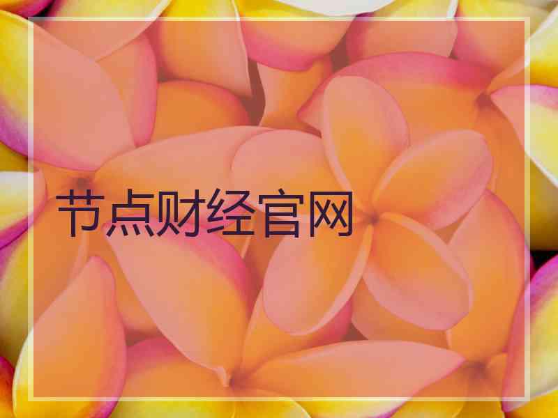 节点财经官网