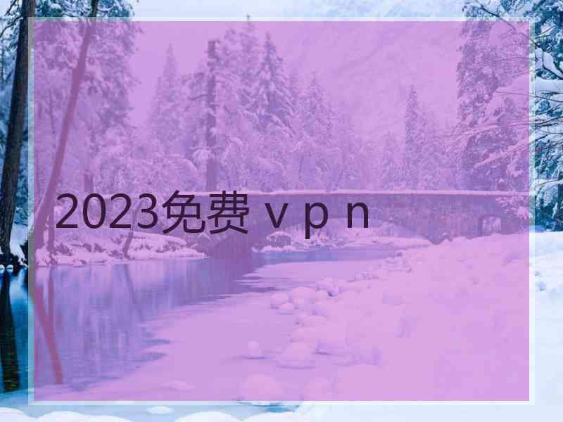 2023免费 v p n