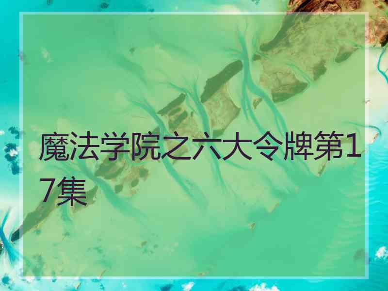 魔法学院之六大令牌第17集