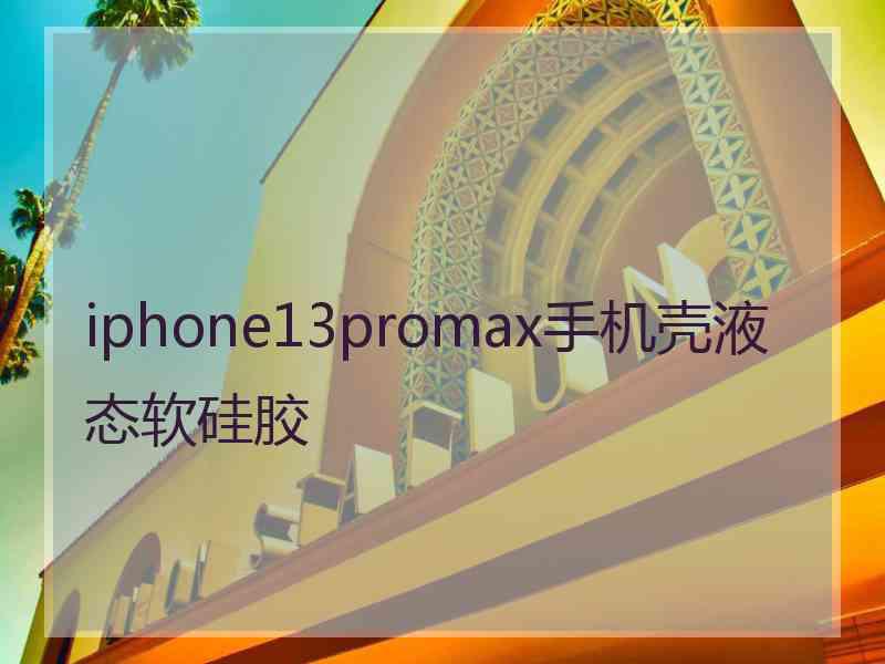 iphone13promax手机壳液态软硅胶