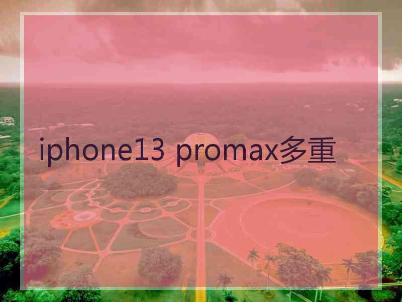 iphone13 promax多重