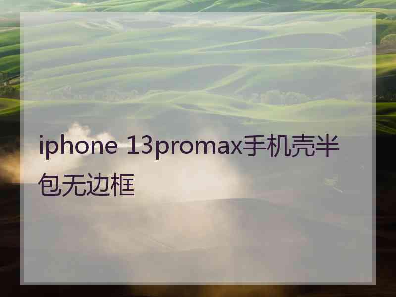 iphone 13promax手机壳半包无边框